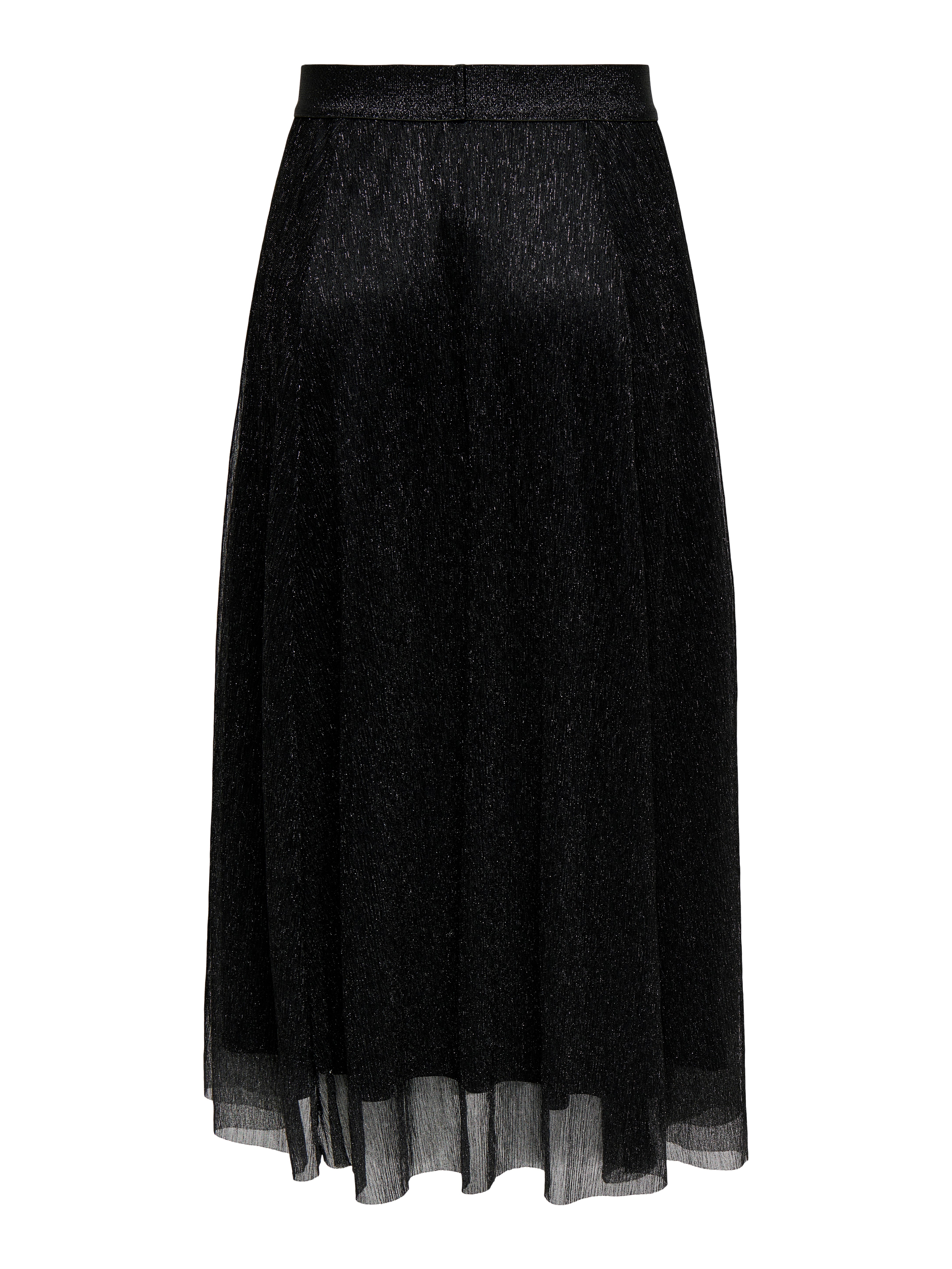 ONLTINGA Plissierter Rock Black