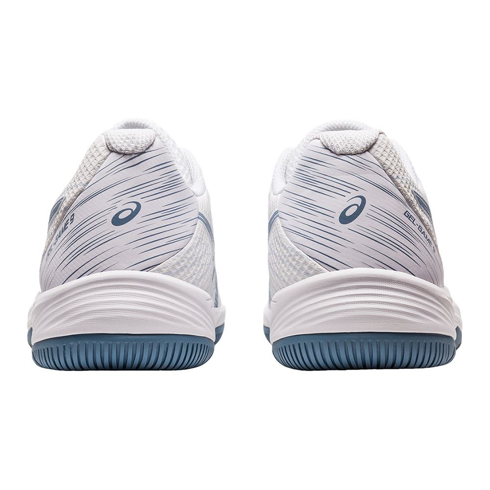 Asics GEL-GAME 9 - Chaussures tennis Homme white/steel blue