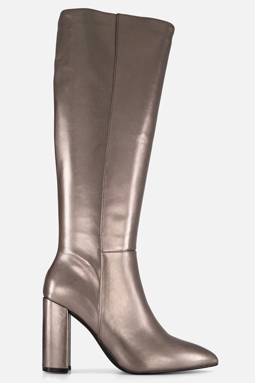 POSH by Poelman Hoge laarzen goud Pu