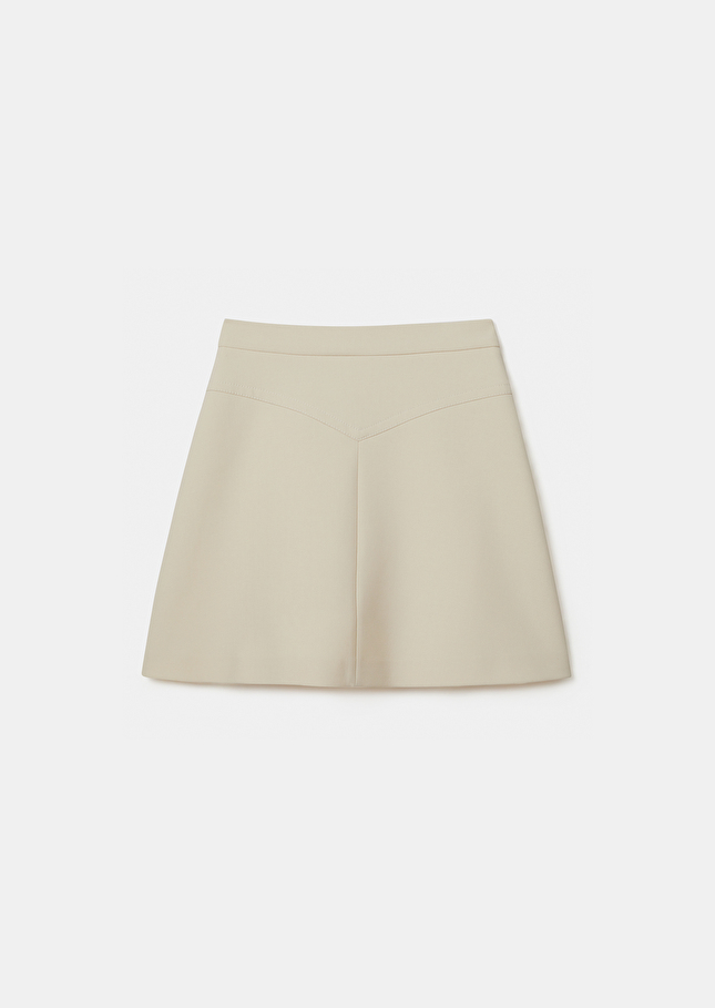 Jupe Jasminécrue en toile double