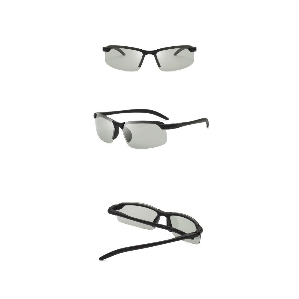 Polarisierte UV Sportbrille Fahrrad Velo Sonnenbrille - Schwarz