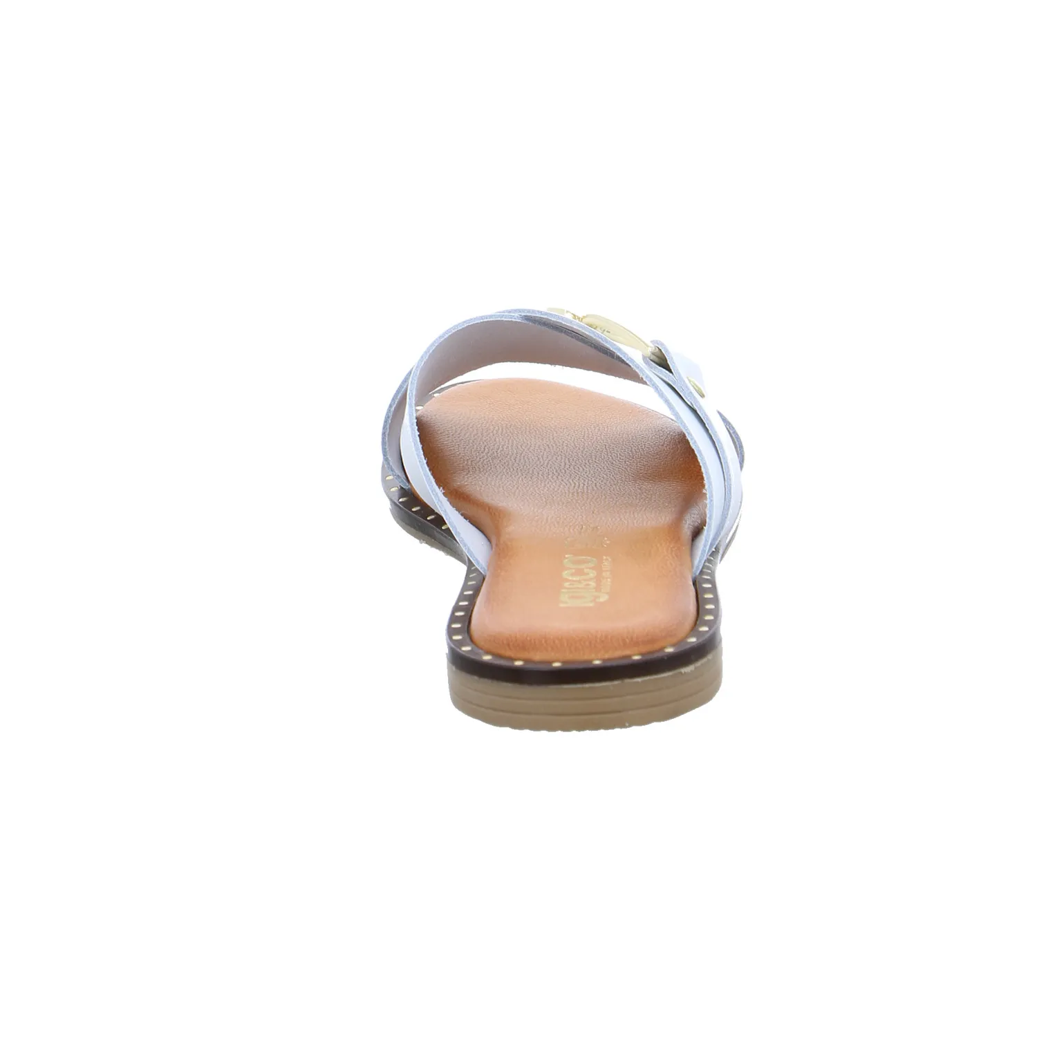 IGI & CO Pantolette Weiss Leder