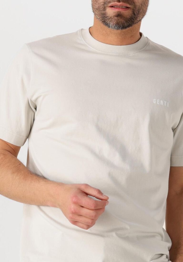 gebroken wit genti t-shirt t-shirt ss j2040-1223