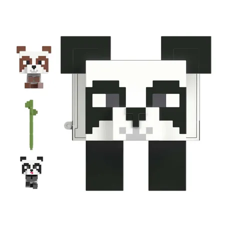 Mattel Minecraft Mob Head Panda 3-in-1 Spielset