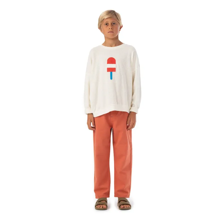 Piupiuchick Sweat Eponge Ice Cream | Ecru