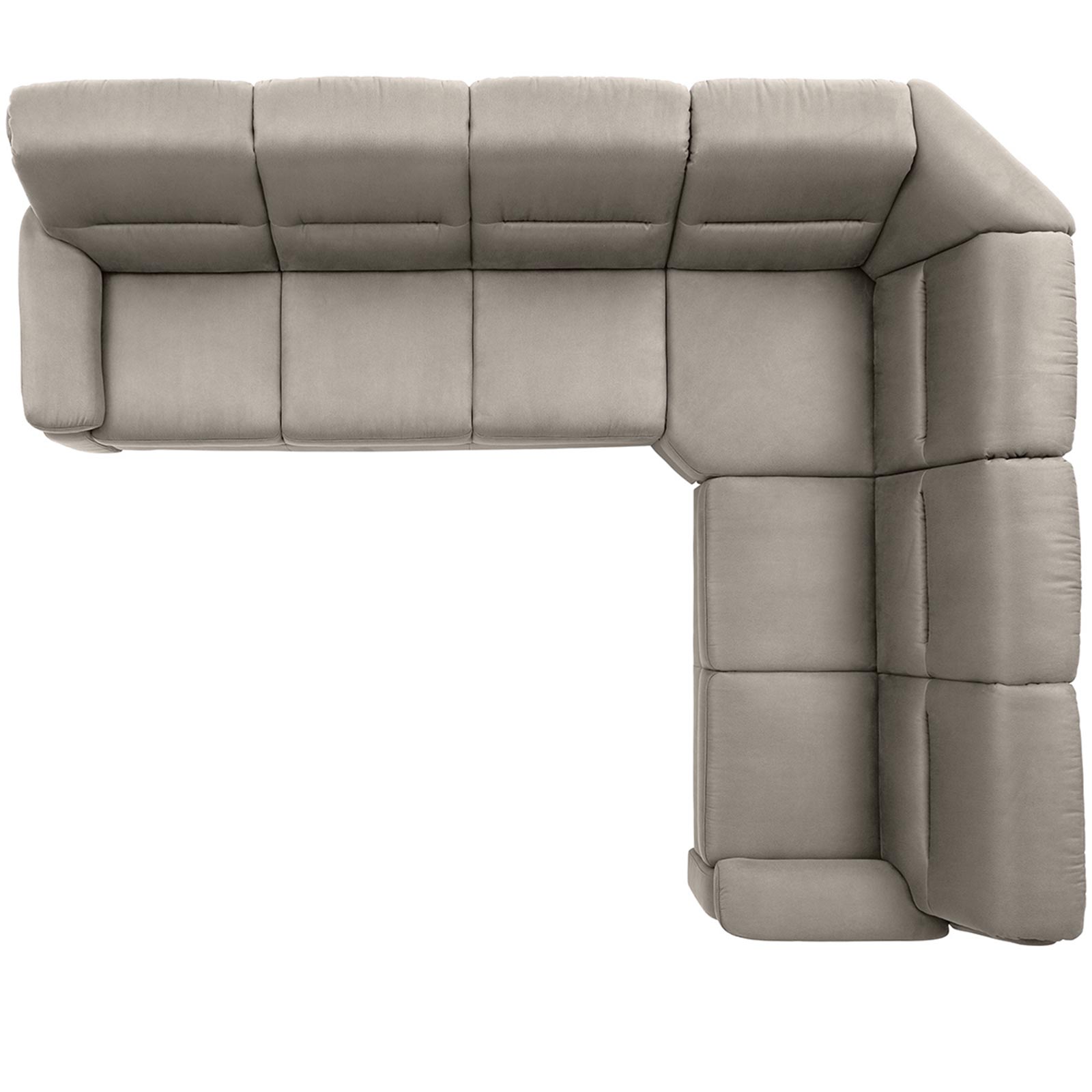 polsterpower Ecksofa - Holiday alu - Basismodell - rechts