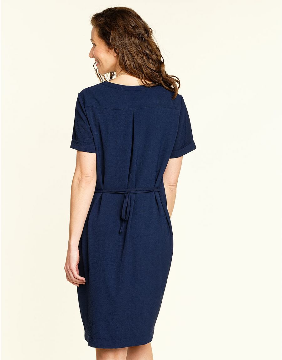 Robe chic bleu marine