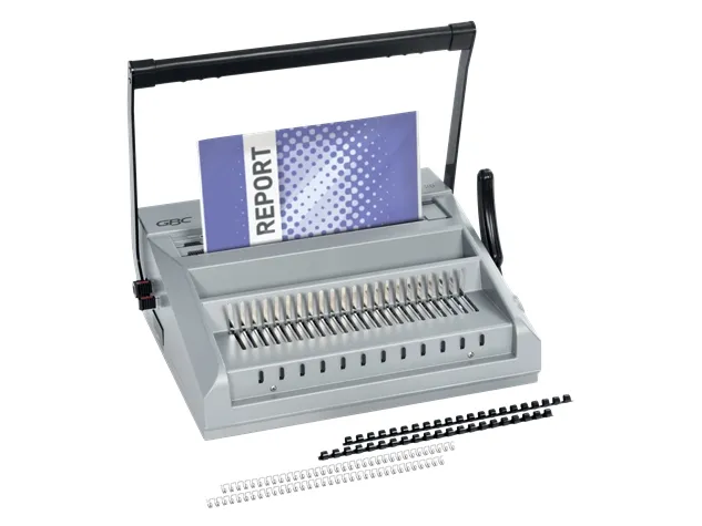 GBC MB20 MultiBind Heavy Duty Comb og Wire indbindingsmaskine, kapacitet 270 A4-ark Grå