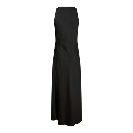 Neo Noir Rima Heavy Sateen Kjole, Black, 42