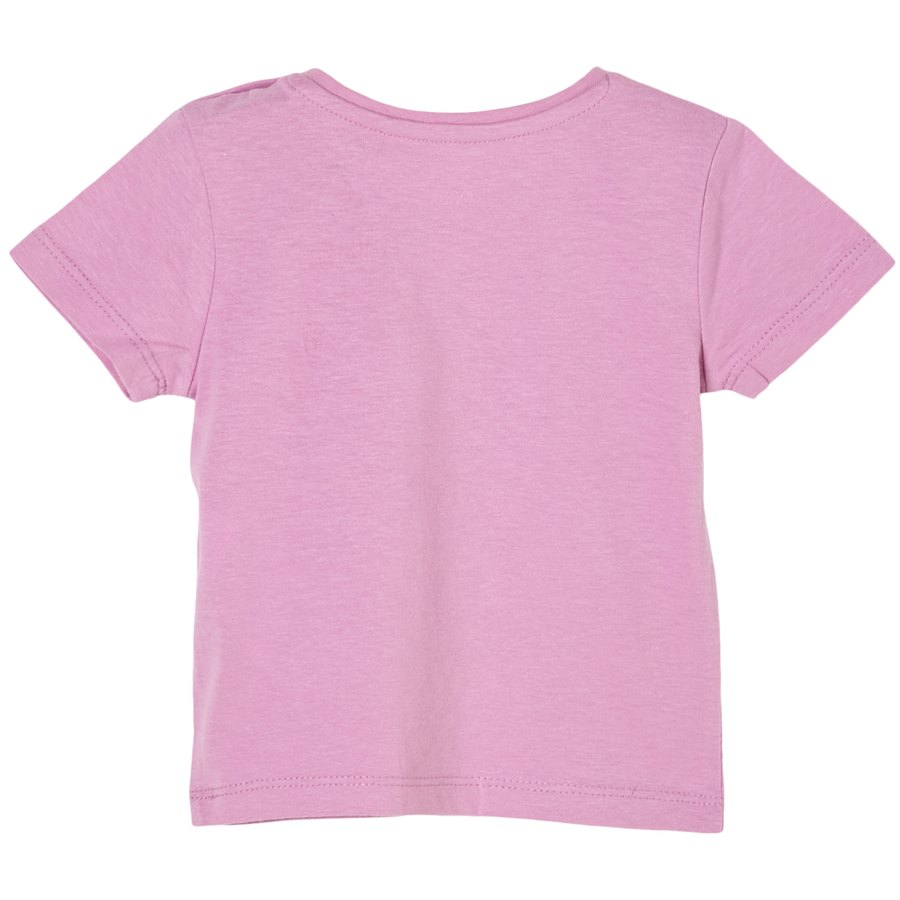 s.Oliver T-Shirt pink mit Schrift-Print