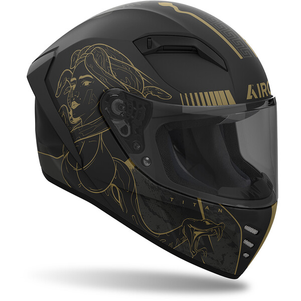 Airoh - Casque Connor Titan Noir / Or / Mat