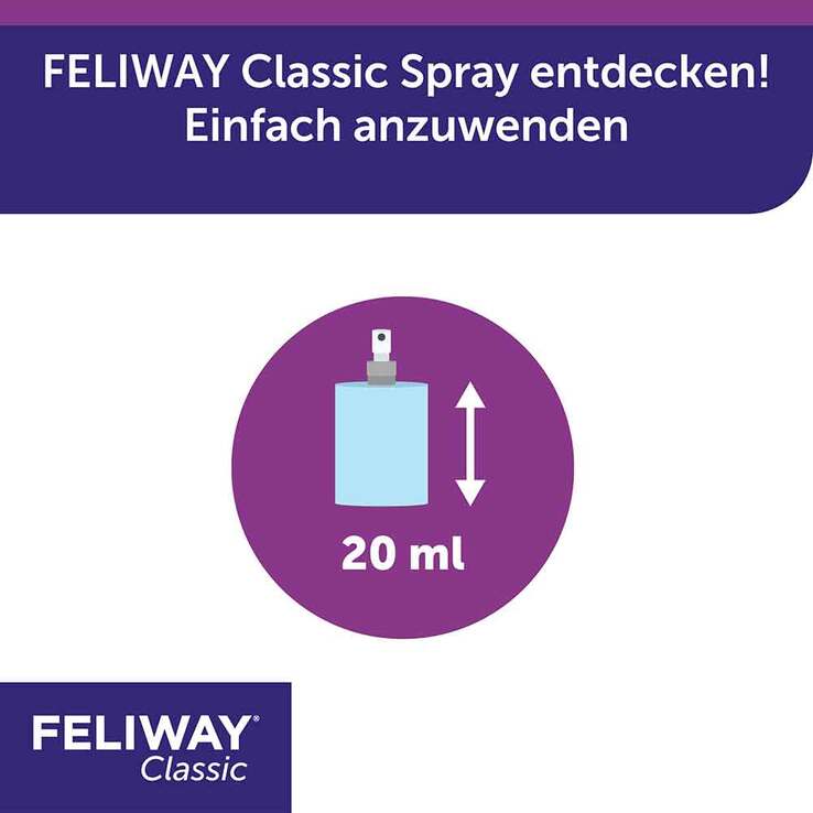 Feliway Classic Transport Spray für Katzen, 20 ml