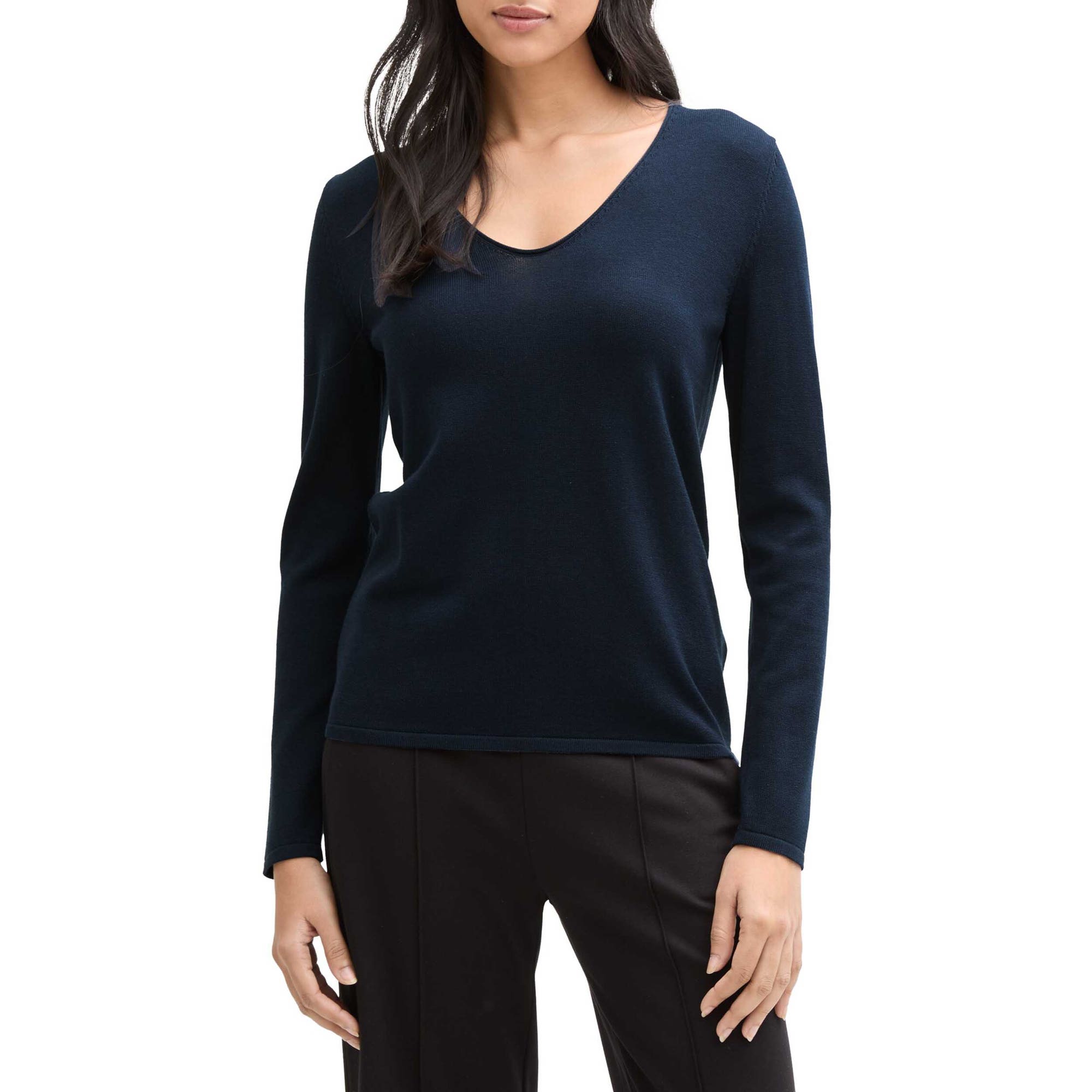Pull Femme bleu marine