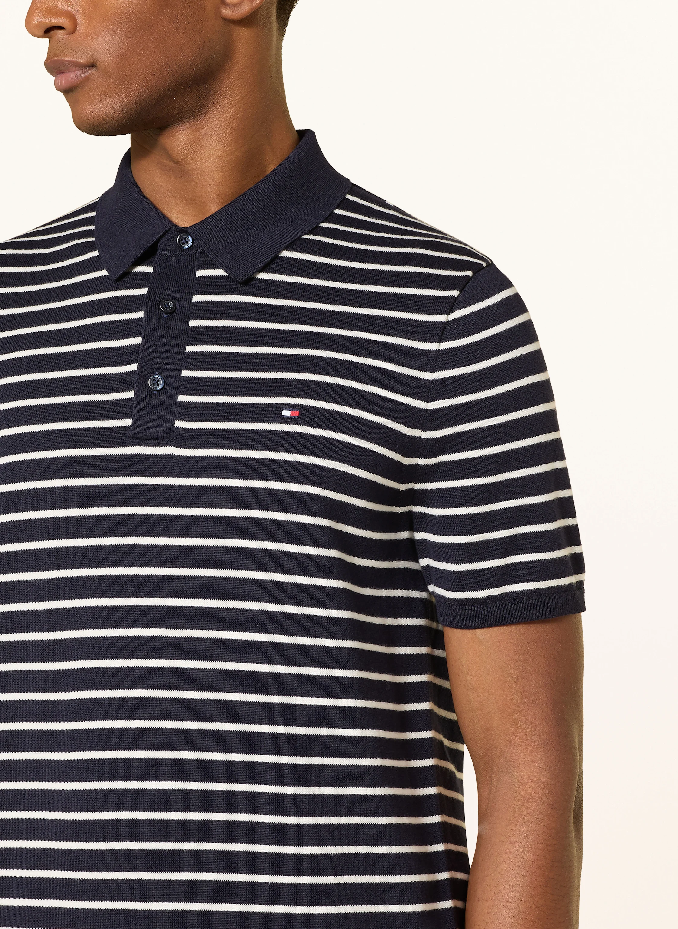 TOMMY HILFIGER Strick-Poloshirt
