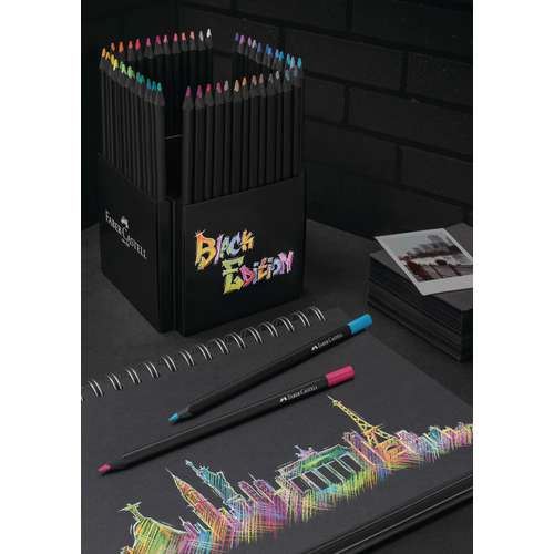 FABER-CASTELL Black Edition Buntstifte, Kartonetui   Aufsteller Stifte Halter, Sets