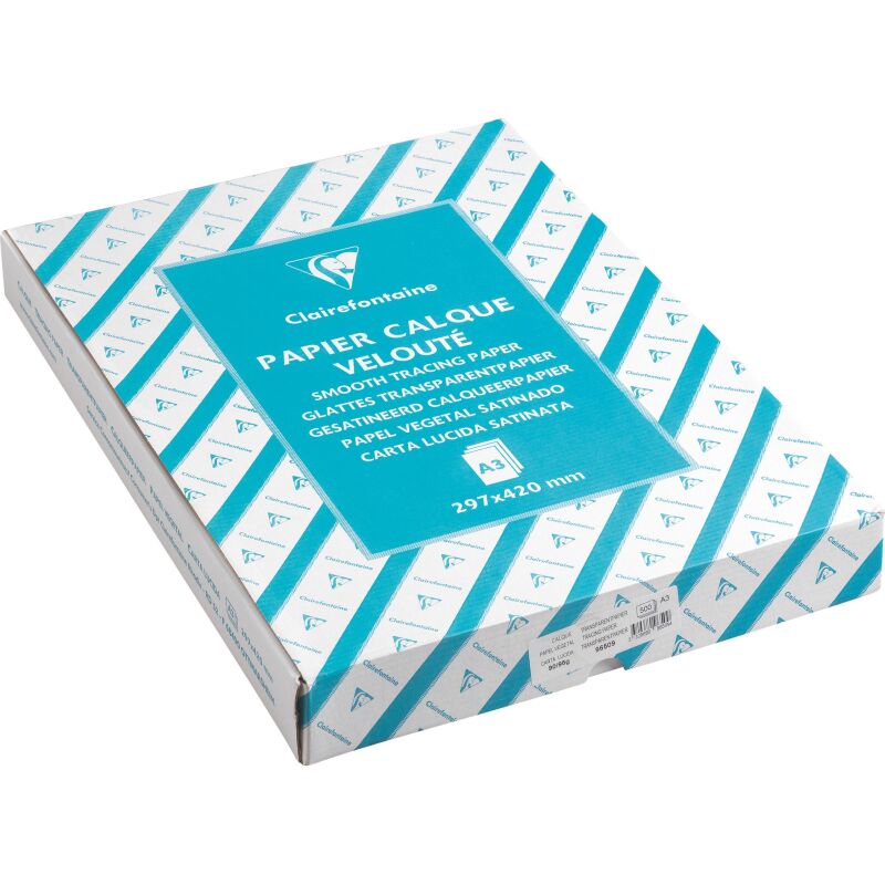 Calques Clairefontaine A3 90 - 95 g - ramette de 500 feuilles