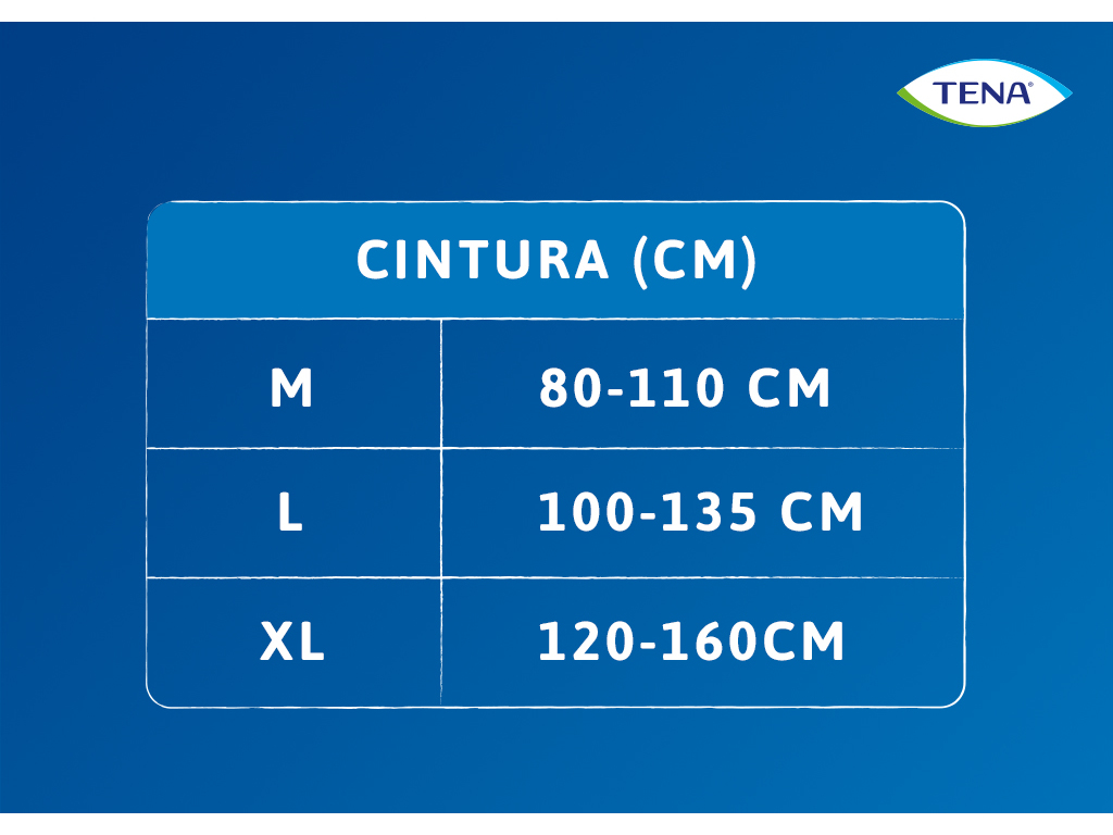 CUECAS INCONTINÊNCIA TAMANHO L TENA PANTS PLUS 14 UN