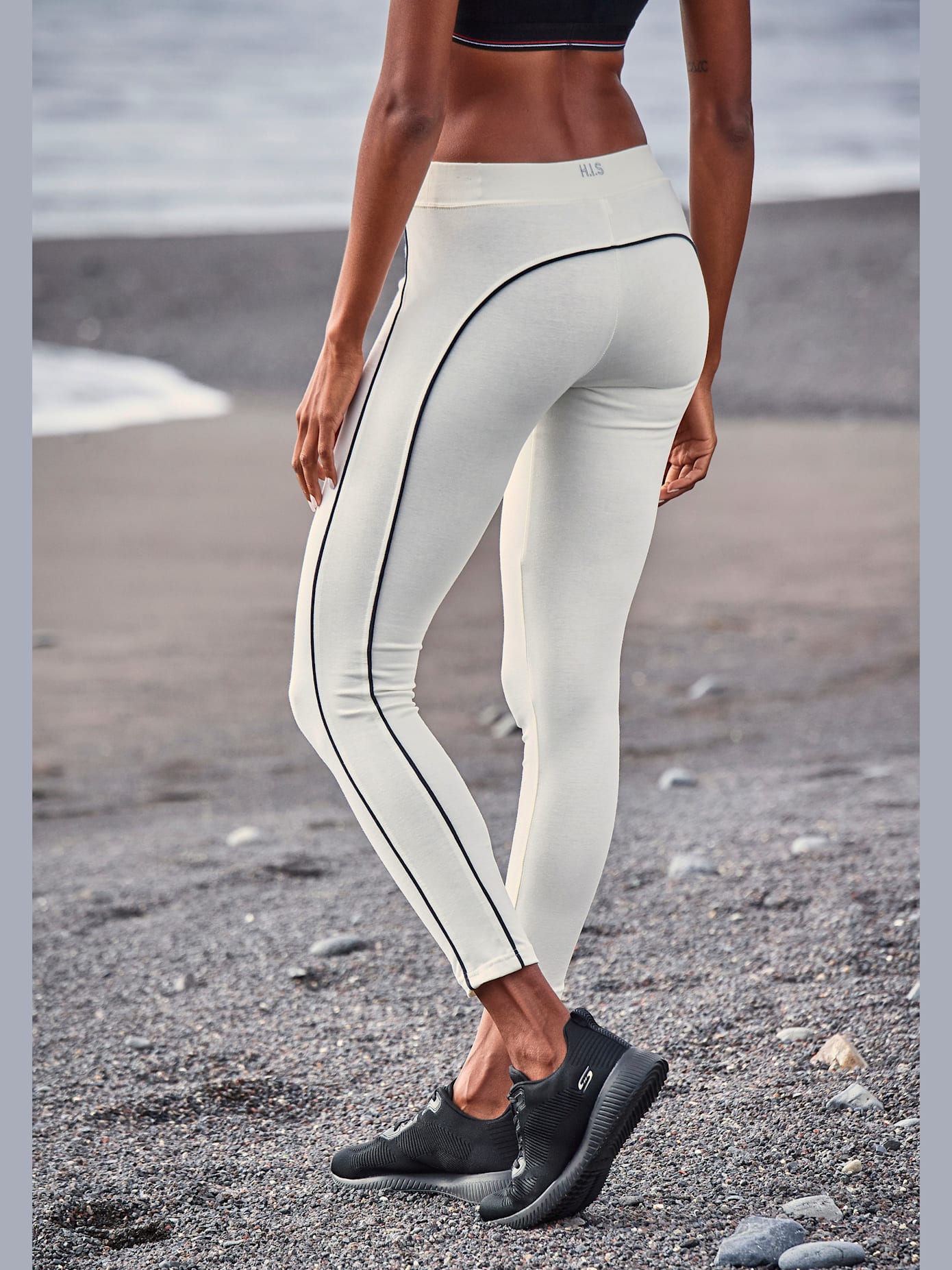 Legging avec passepoil