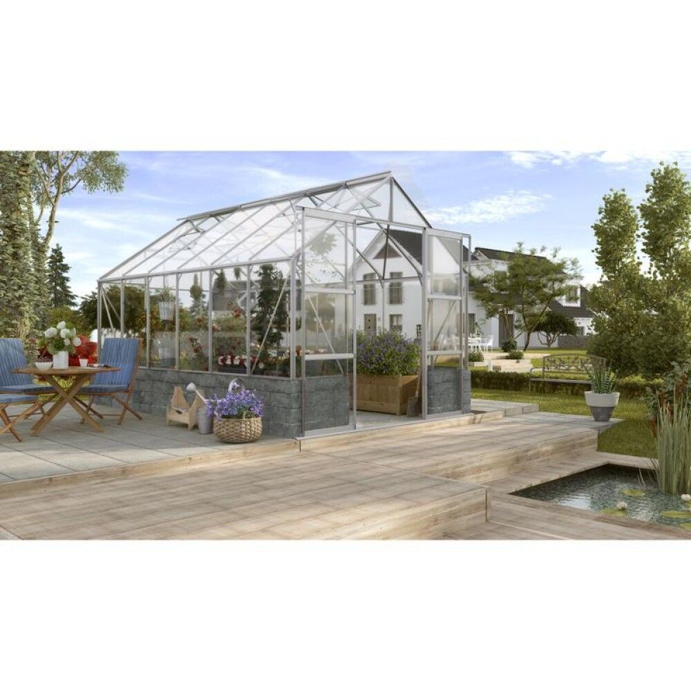 DRIVHUS VITAVIA CASSANDRA 9900 ALUMINIUM 9,9M²