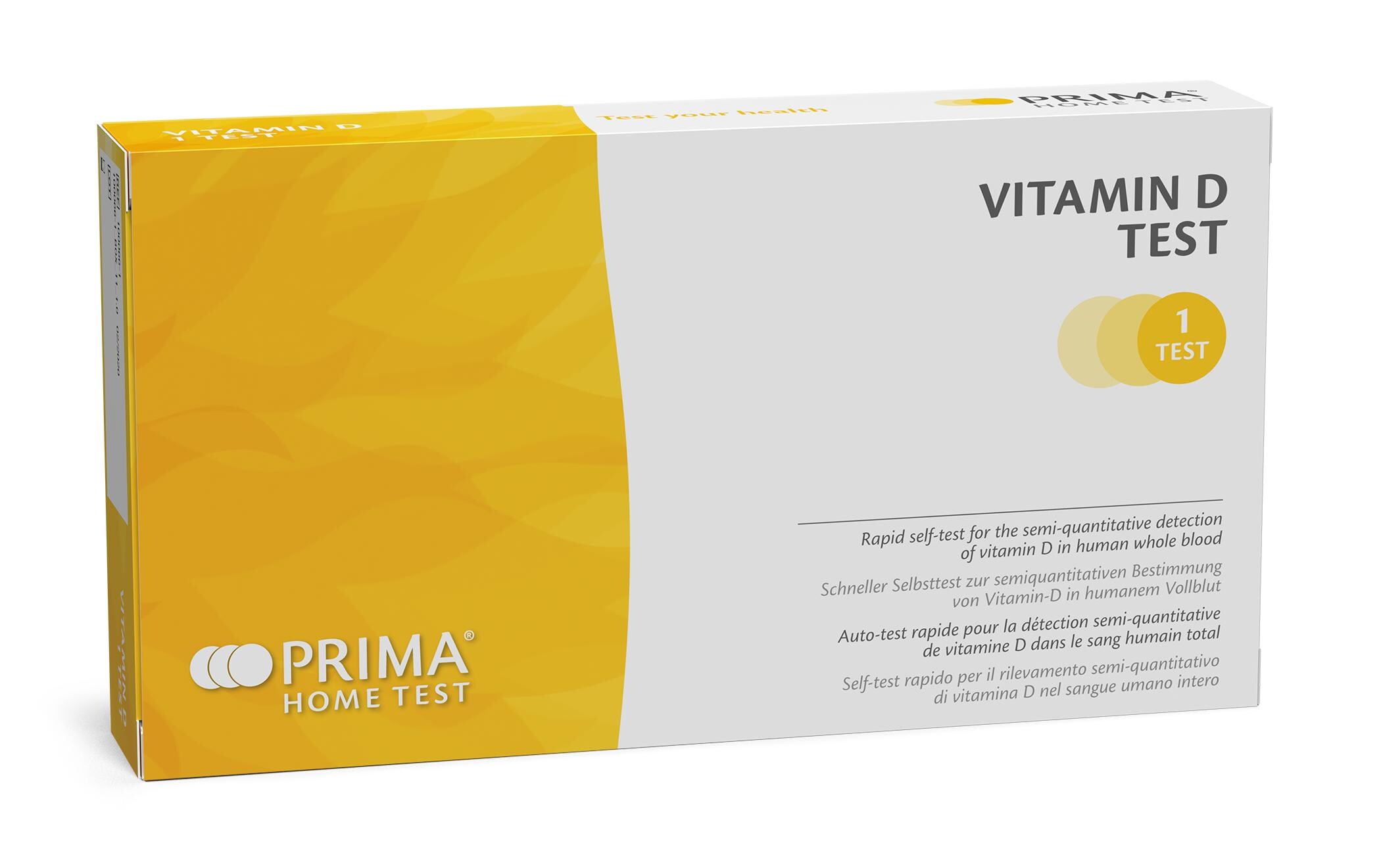 Testkit Home Vitamin D Test 1 StückBluttest Vitamin D Gehalt für Zuhause