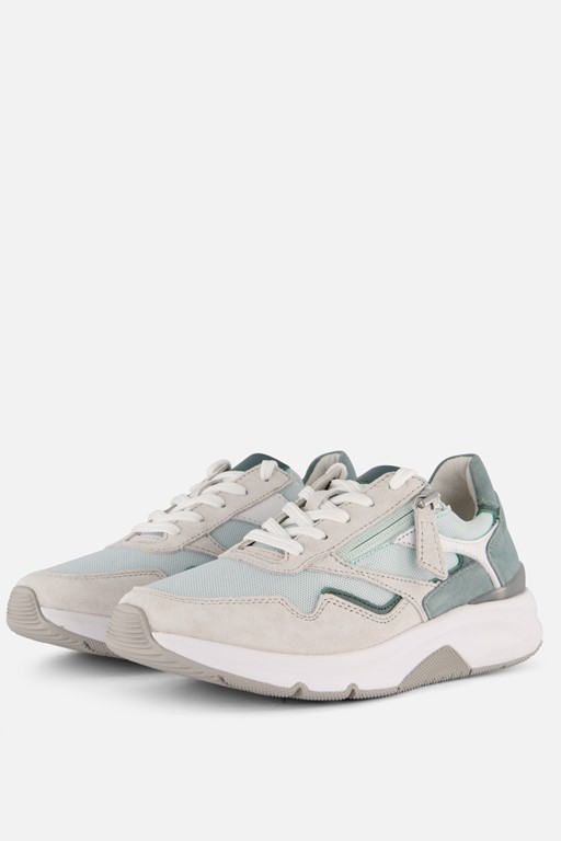 Gabor Rollingsoft Sneakers groen Suede