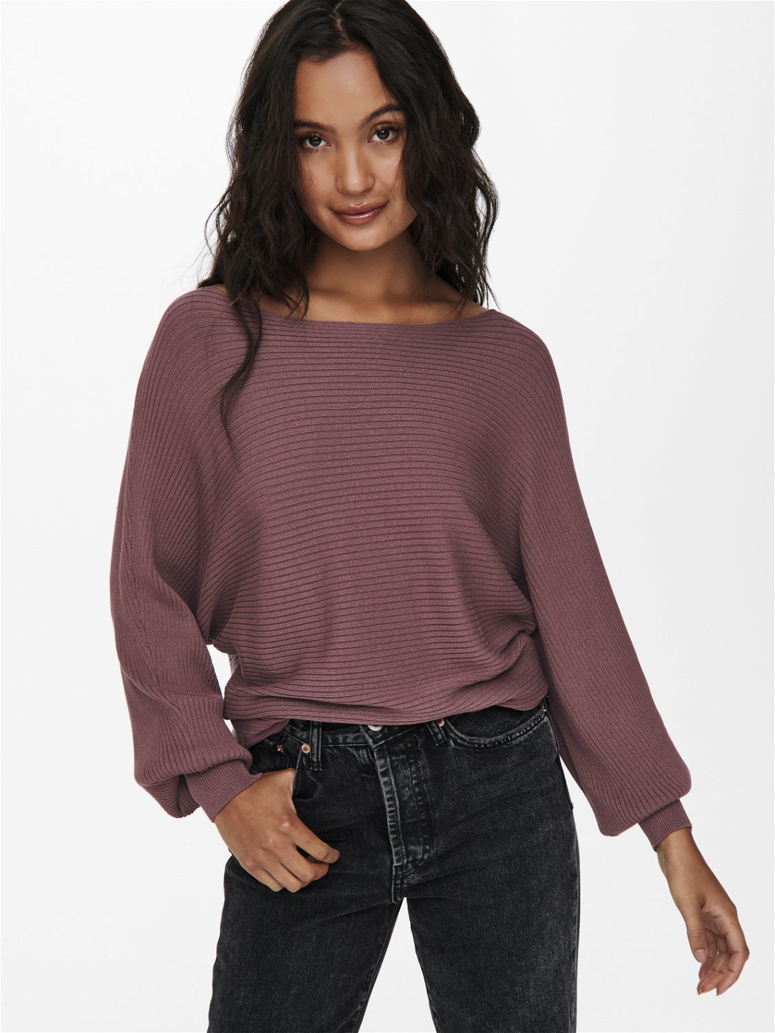 ONLADALINE Strickpullover Rose Brown