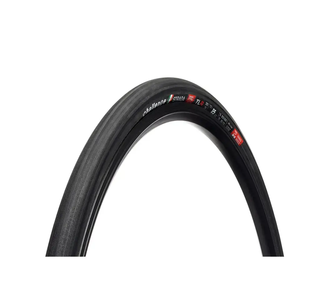 Challenge Strada Pro TLR Racefiets Band Zwart/Zwart