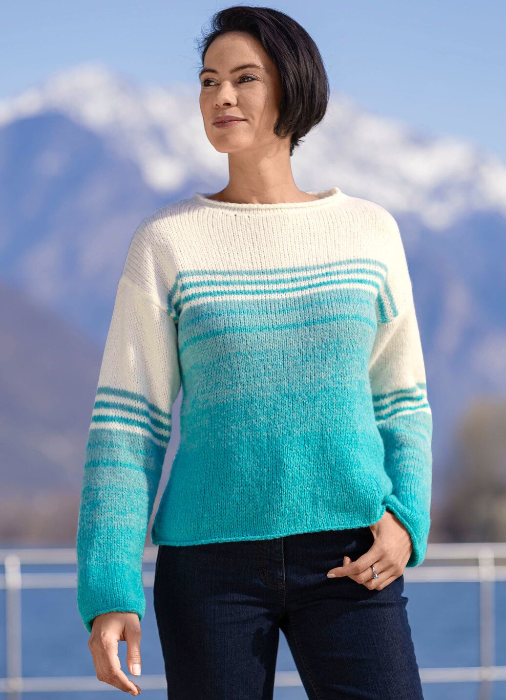 Pullover mit Ringelmuster