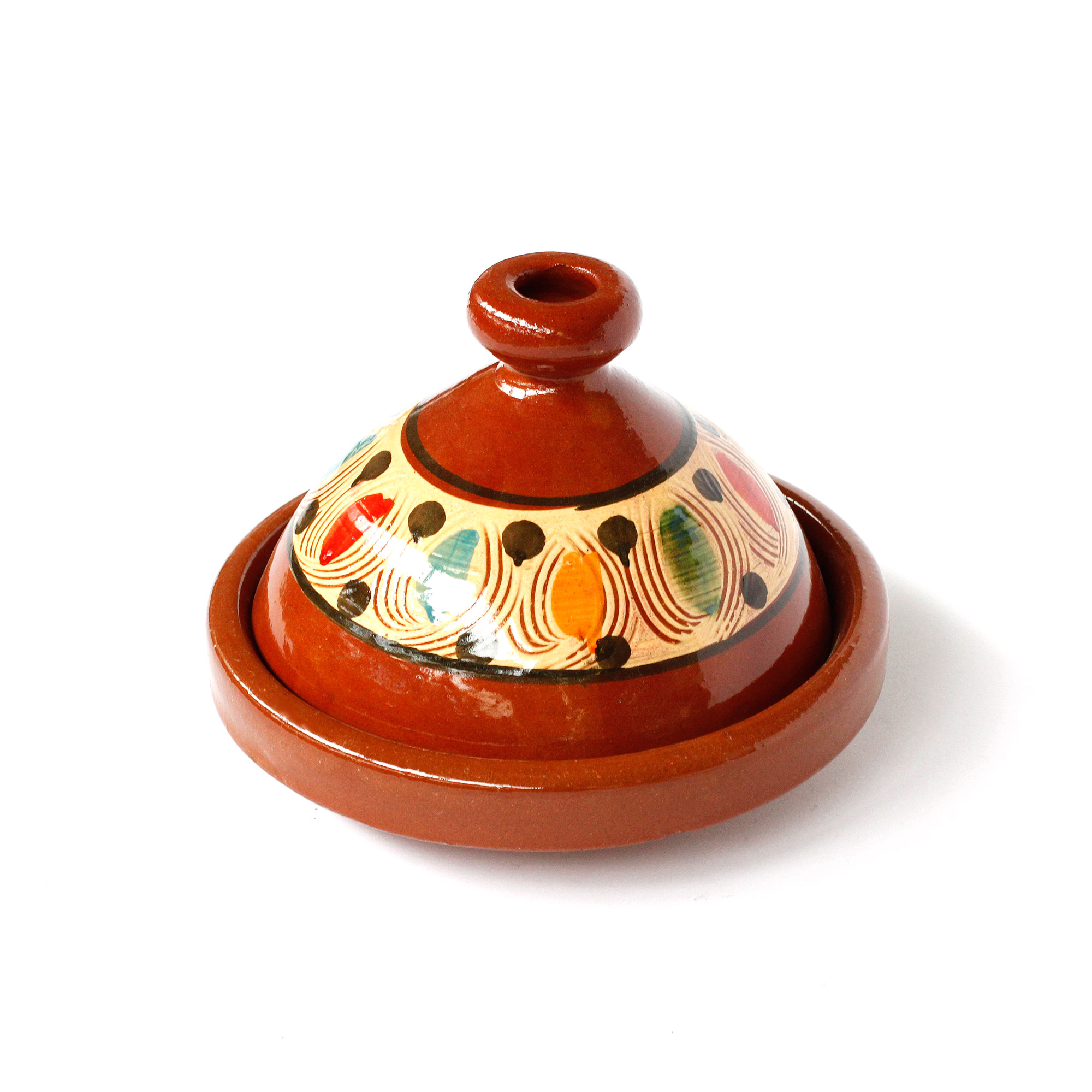 Tajine 'Berrechid', braun, multicolor, Ø 20 cm zu 9,00