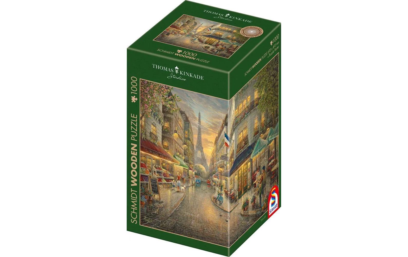Holz-Puzzle Paris Café 1000 TeileUnterhaltsames Gesellschaftsspiel