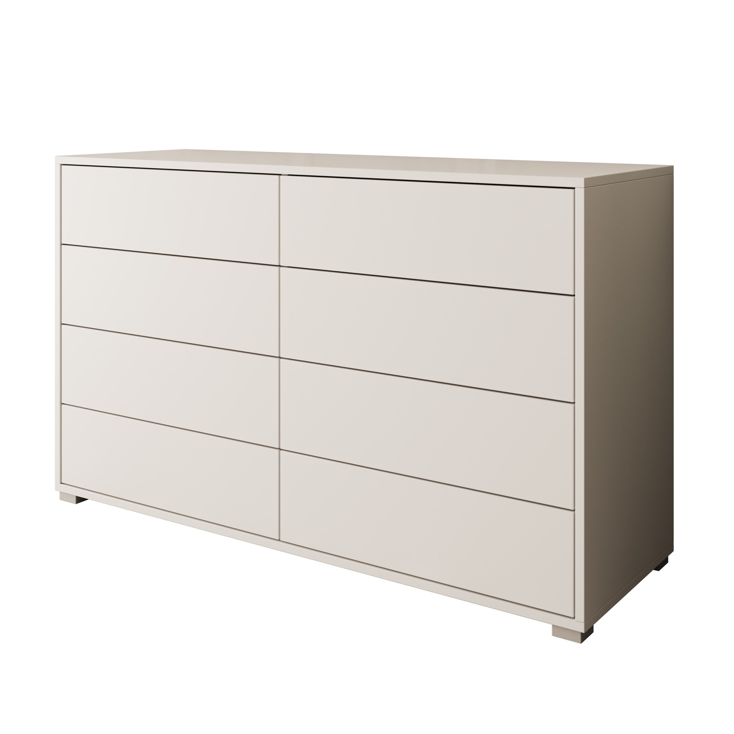 Gideon - Ladekast 8 lades - Wit - 120x41x93 cm