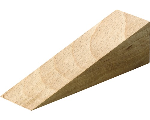 Houten wiggen, beukenhout, 90,5x28,5x25 mm, 4 stuks