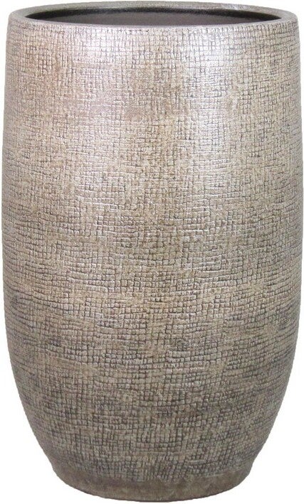 Bela Arte bloempot Mira taupe D 26 H 40 cm
