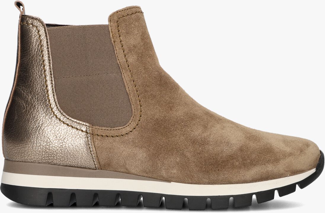 GABOR taupe gabor chelsea boots 451