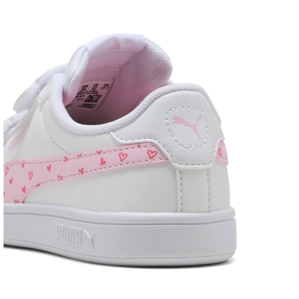 Køb Puma White-Pearl Pink Puma Smash 3.0 Hearty V PS
