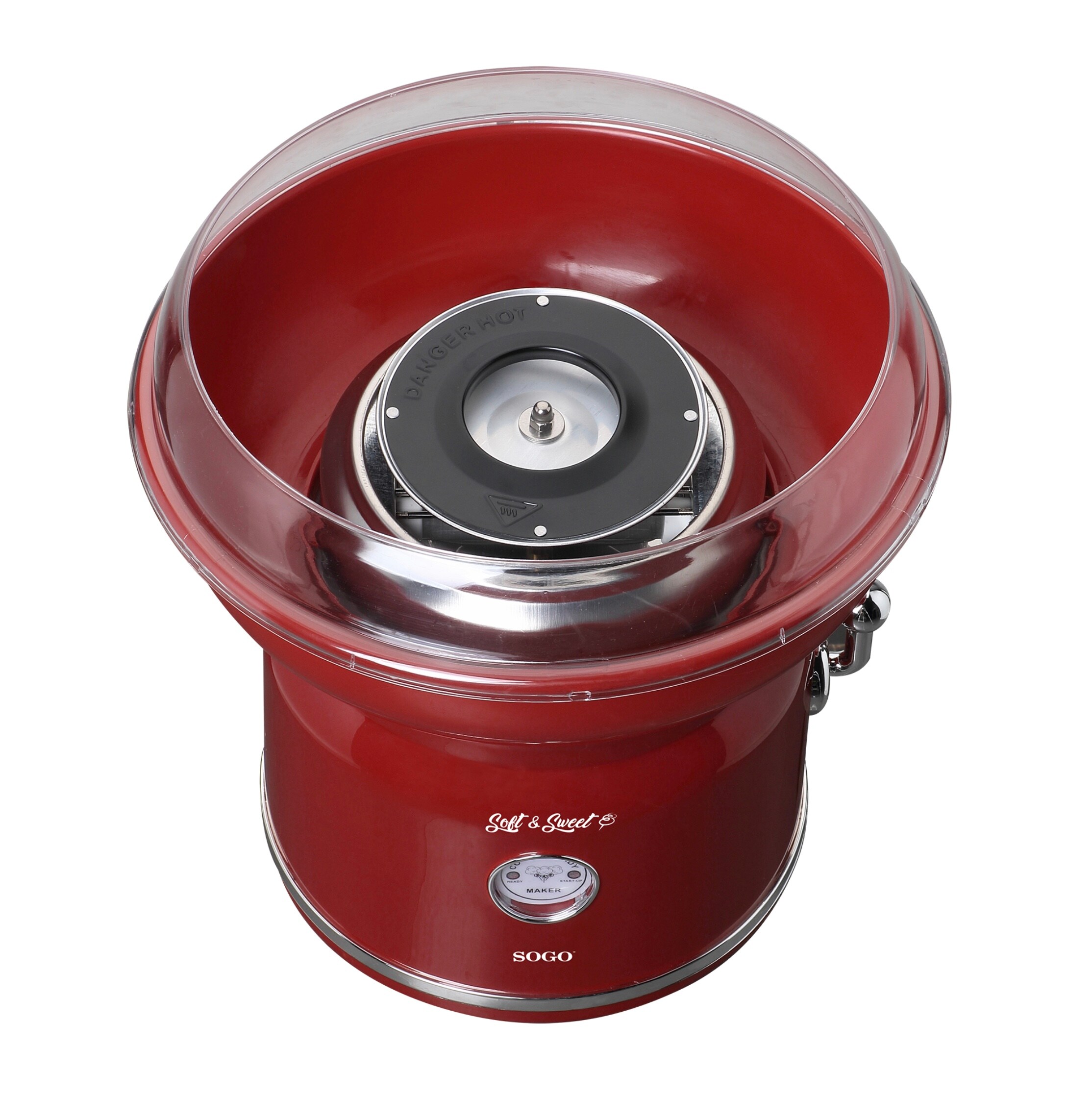 SOGO Zuckerwatte-Maschine Retro-Rot CC-SS-11975