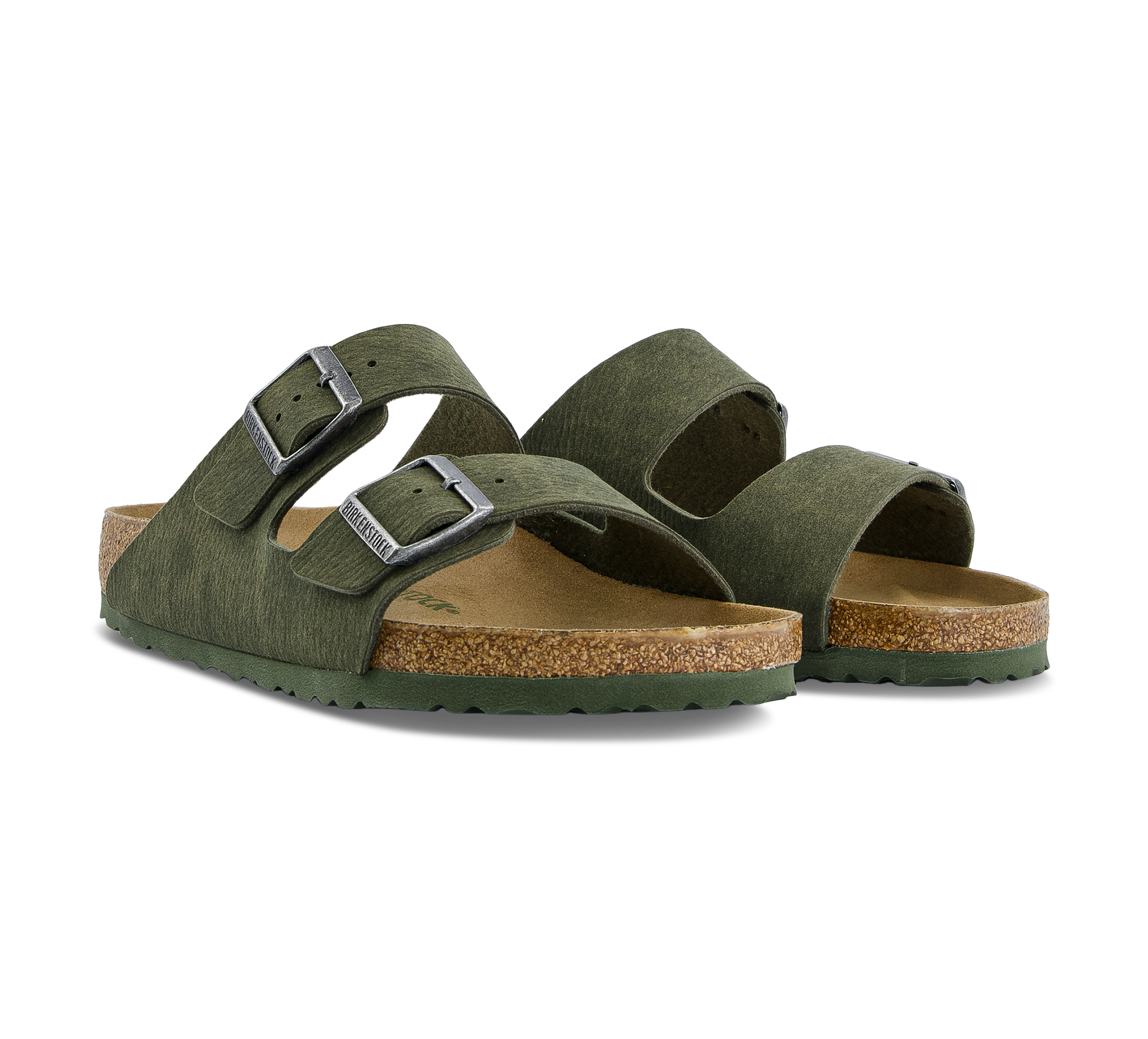 Birkenstock Arizona - Offene Hausschuhe grün