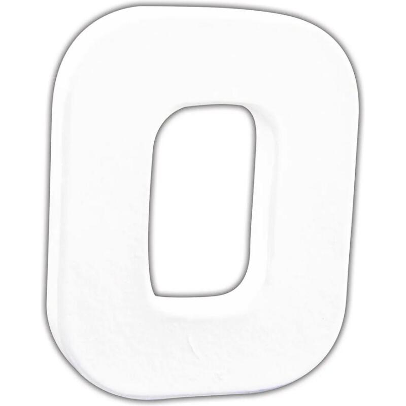 Petite lettre O 12cm - Blanc