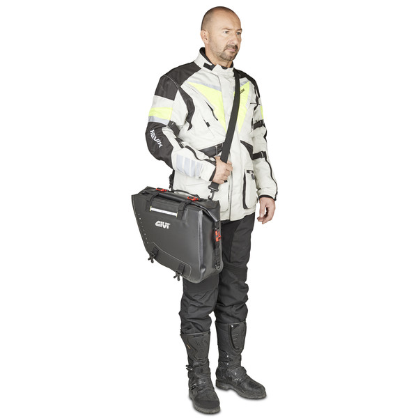 Givi - Sacoches latérales étanches Gravel-T GRT718 Noir