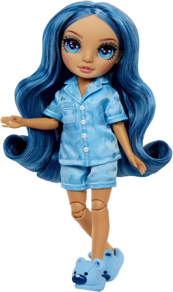 JUNIOR HIGH PYJAMA PARTY POUPEE MANNEQUIN 22CM - SKYLER BLEU ET ACCESSOIRES