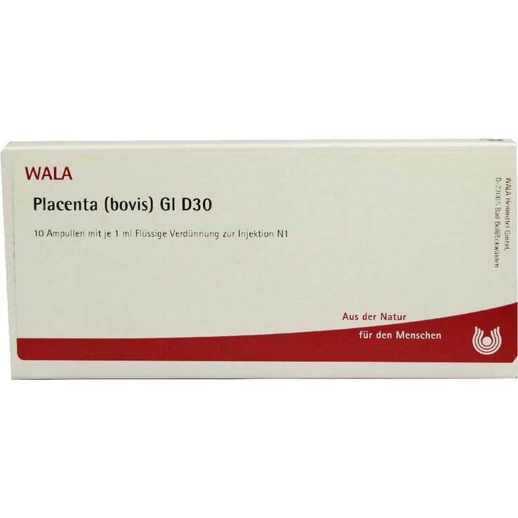 Placenta Bovis GL D 30 Ampullen, 10X1 ml
