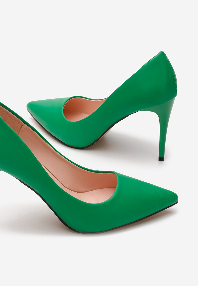 Chaussures stiletto vert Donia V2