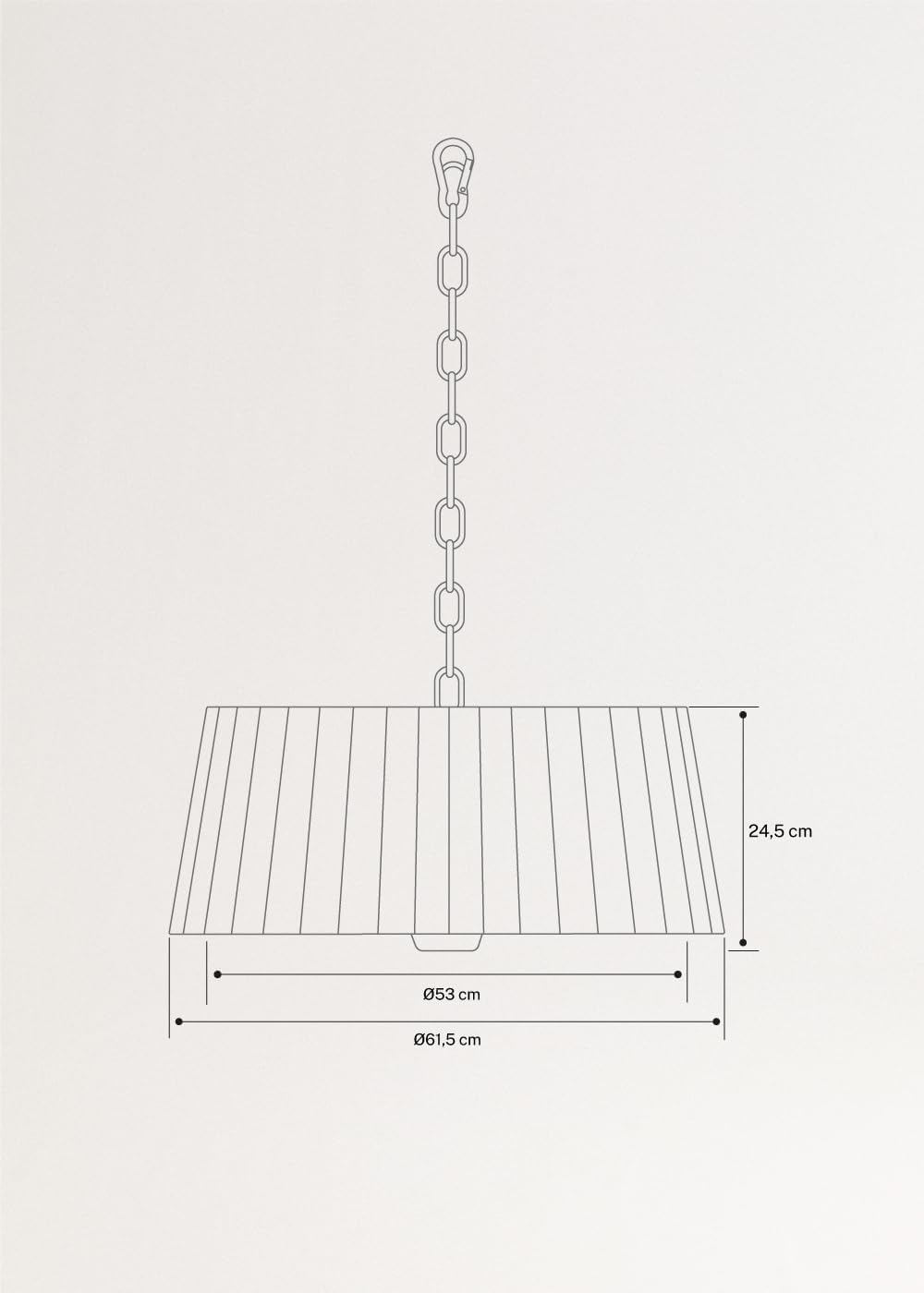 CREATE/HANGING HEATER/Halogen-Infrarot Heizstrahler Grau mit LED-Beleuchtung und Fernbedienung für Terrassen, Garten und Außenbereiche / 1800W Deckenheizstrahler, 3 Heizstufen 800-1000-1800W, IP24
