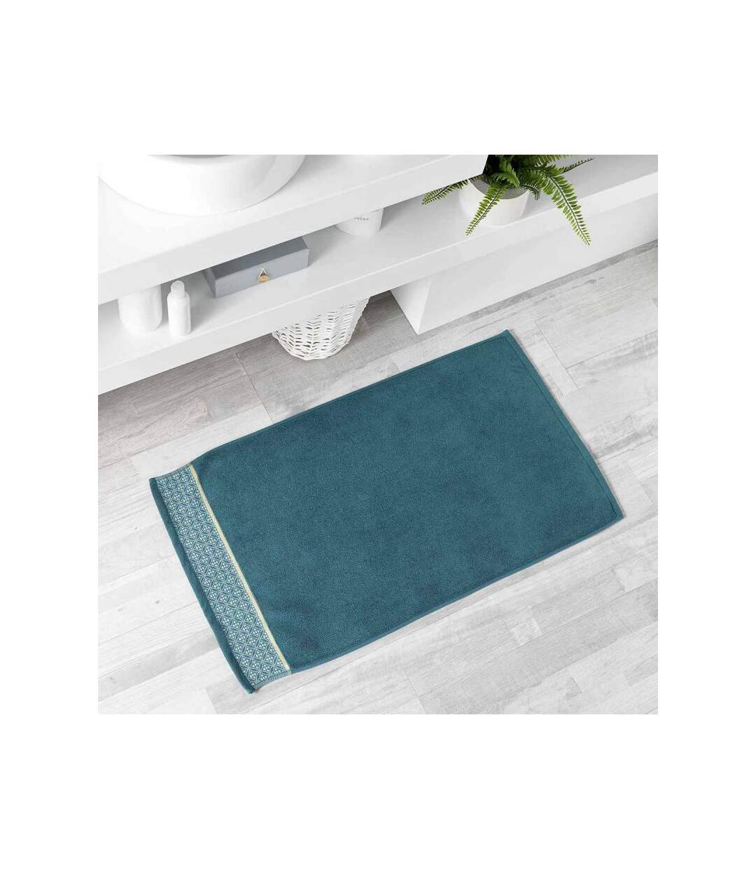 Tapis de Bain Jacquard Belina 50x85cm Bleu