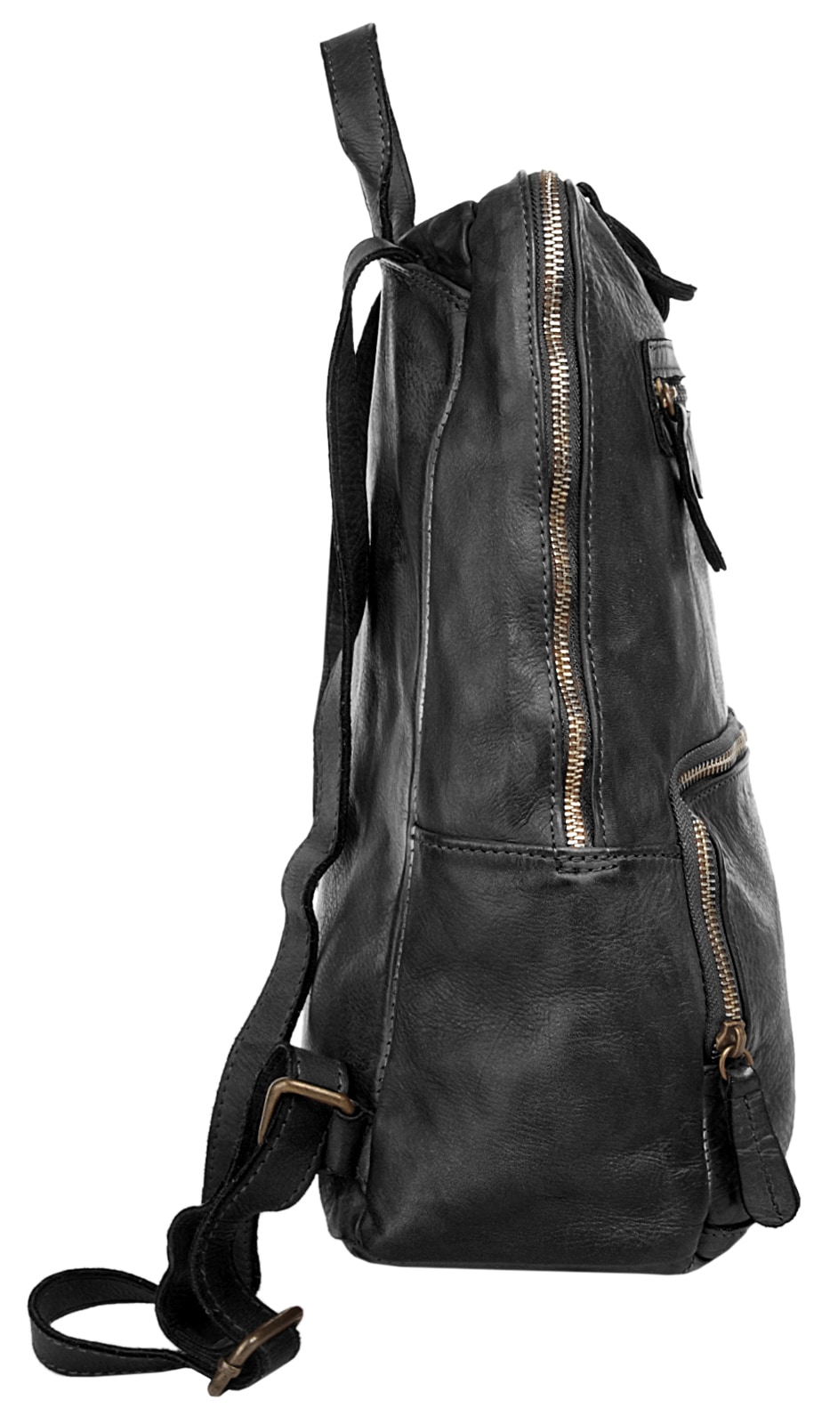 Samantha Look Cityrucksack echt Leder, Made in Italy