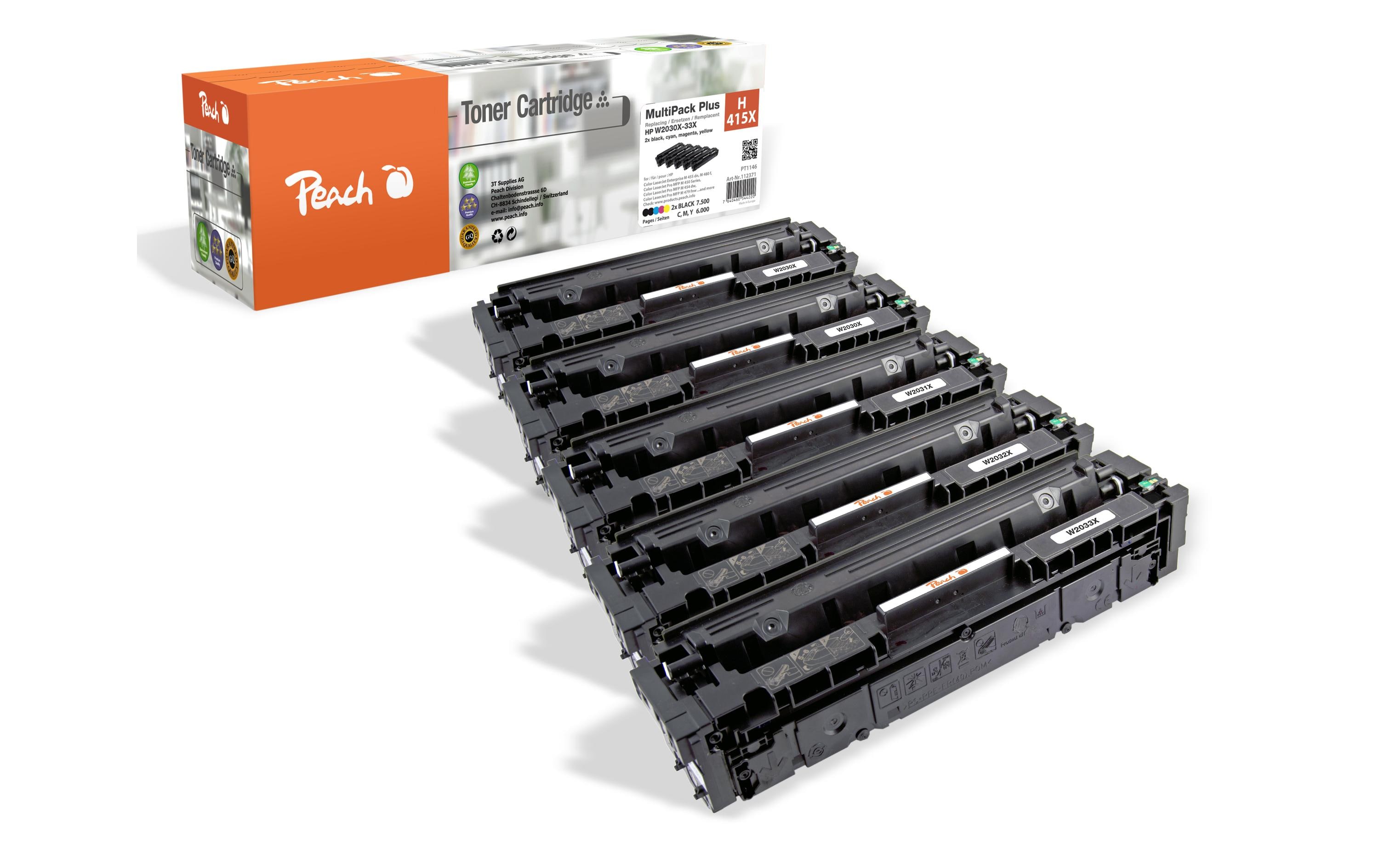 Toner HP Nr. 415X / W2030-3X 2x BK, 1x C, M, Y<br>Druckerpatronen: 2x Schwarz, 1x Cyan, Magenta, Gelb