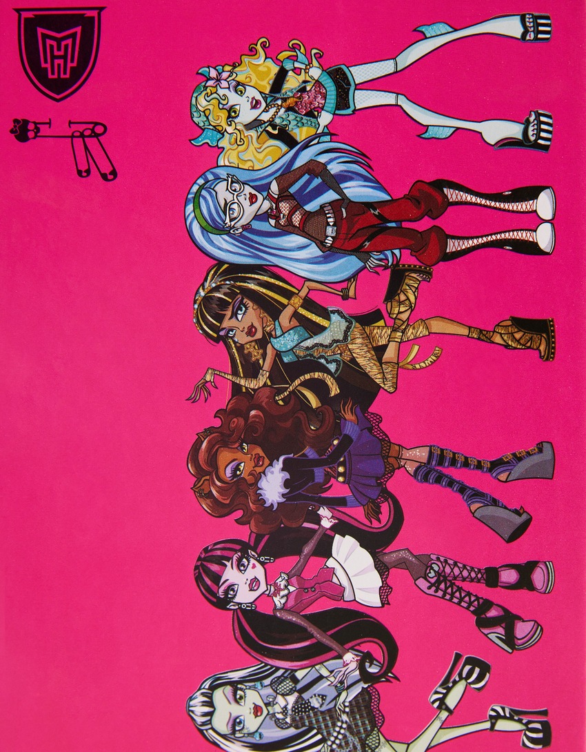 Pacote com 2 cadernos estampados de Monster High