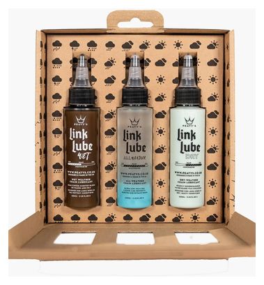 Pack de Lubrifiant Chaîne Peaty's LinkLube Bio All-Season