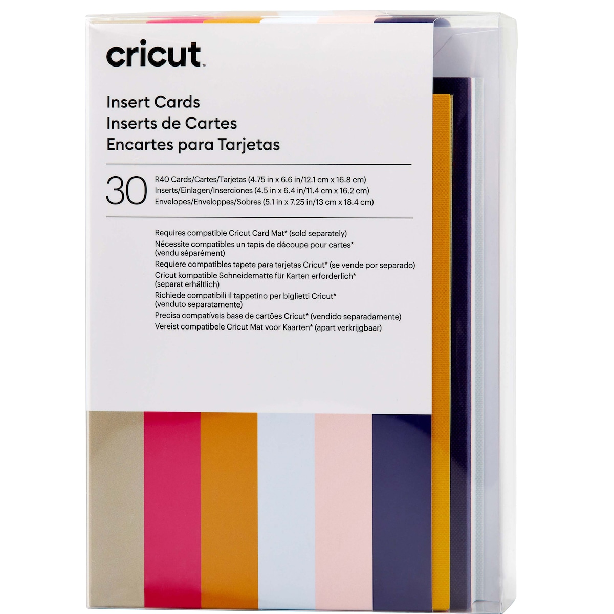 Cricut innleggskort 30-pakk (Sensei)
