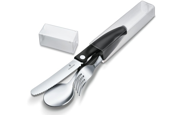Victorinox Besteck-Set »Swiss Classic 3-teilig, Schwarz«